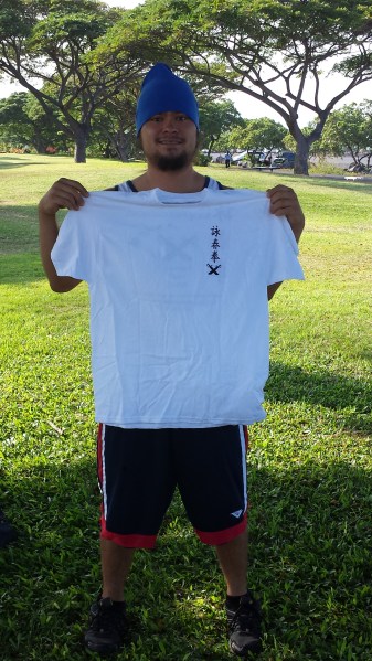 From everyone here at Pacific Wing Chun Congratulations Quinn earning the White Shirt for preforming Siu Nim Tao.